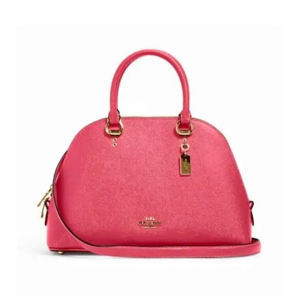 🔥🎁NWT! Coach Katy Satchel Handbag Watermelon Msrp:$350.00 - Picture 2 of 4